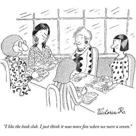 A Group Of Women Sitting Together by Victoria Roberts