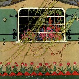 A House And Garden Cover Of A Window by H. George Brandt