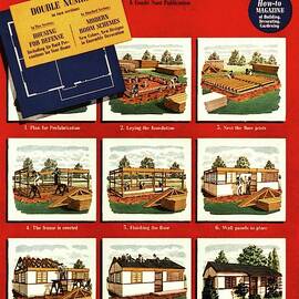 A House And Garden Cover Of Construction Stages by Robert Harrer