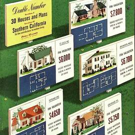 A House And Garden Cover Of Floorplans by Robert Harrer