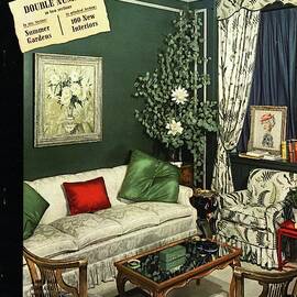 A House And Garden Cover Of Lady Mendl's Sitting by Urban Weis