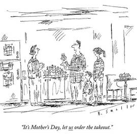 A Husband And Children Speak To A Mother by Barbara Smaller