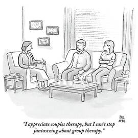 A Husband Talks To His Therapist by Paul Noth