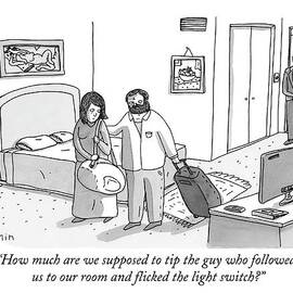 A Husband Whispers His Wife As A Random Man by Zachary Kanin