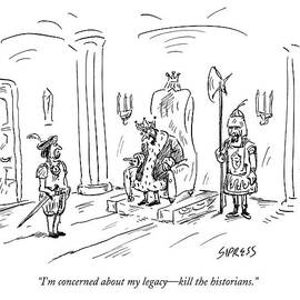 A King Gives Orders To His Soldier by David Sipress