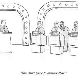 A Lawyer Says To A Contestant On A Game Show by Paul Noth
