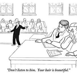 A Lawyer To His Client During His Trial by Paul Noth
