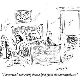 A Little Girl In Pajamas Wakes Her Mom And Dad by David Sipress