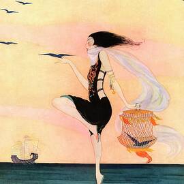 A Magazine Cover For Vanity Fair Of A Woman by Rita Senger