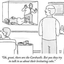 A Man And Woman Speak To Each Other At A Party by Charlie Hankin