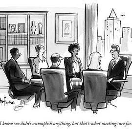 A Man Announces At A Business Conference Meeting by Kaamran Hafeez