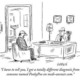 A Man Consults His Doctor About A Health Problem by David Sipress