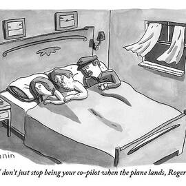 A Man Dressed In A Pilot's Uniform Is Tucked by Zachary Kanin