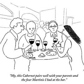 A Man Explains To His Wife In Front by Michael Shaw