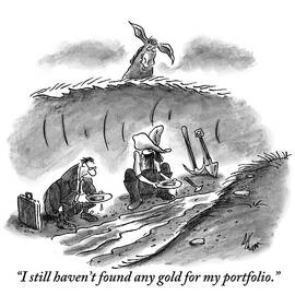 A Man In A Business Suit Is Seen Squatting Next by Frank Cotham