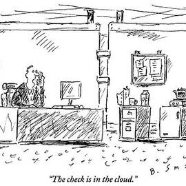 A Man In An Office by Barbara Smaller