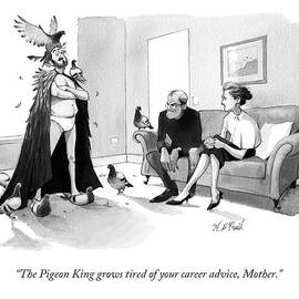 A Man In Underwear And A Cape by Will McPhail