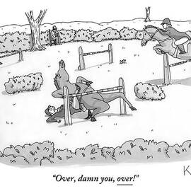 A Man Is Riding A Horse In A Competition. by Zachary Kanin