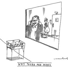 A Man Is Seen Making Funny Faces by Michael Crawford