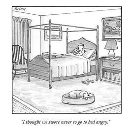 A Man Lies In Bed by Harry Bliss