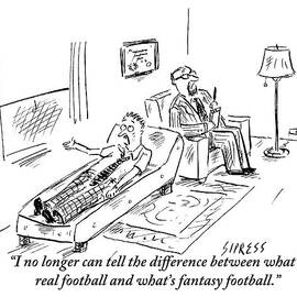 A Man Lying On A Couch Complains by David Sipress