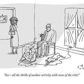 A Man Says To His Girlfriend While Sitting by Farley Katz