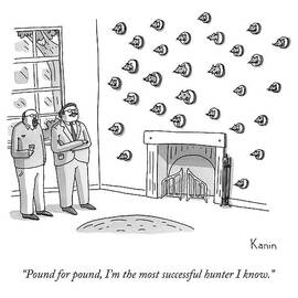 A Man Shows His Friend A Wall Covered In  Dozens by Zachary Kanin