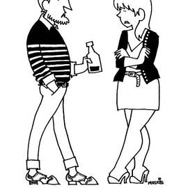 A Man Wearing A Striped Sweater Introduces by Ariel Molvig