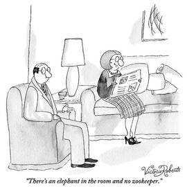 A Married Couple Sit by Victoria Roberts