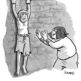 A Medieval Torturer Approaches A Hanging by Benjamin Schwartz