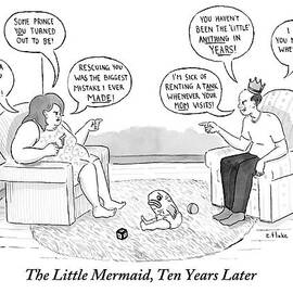 A Middle Aged Man And Woman Sit Across From Each by Emily Flake