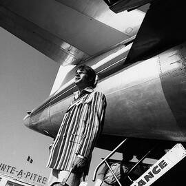 A Model By An Air France Airplane by Richard Steedman