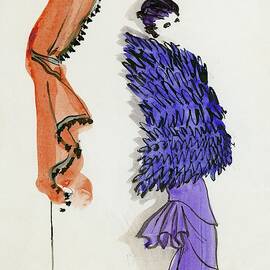 A Model Wearing Patou by Christian Berard