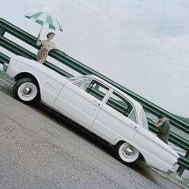 A Model With A Ford Falcon by John Rawlings