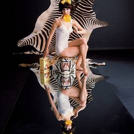 A Model With Animal Skins by John Rawlings