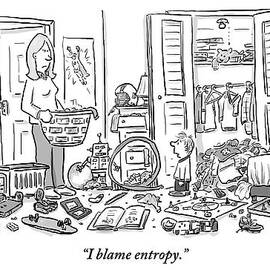 A Mother Stands Angrily In The Doorway by Mark Thompson