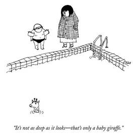 A Mother Talks To His Scared-looking Son by Edward Steed