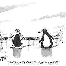 A Penguin Is Seen Talking To Another Penguin by Christopher Weyant