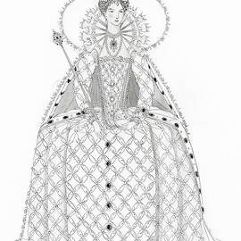 A Person Modeling A Historical Costume by Claire Avery