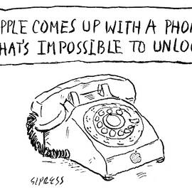 A Phone That's Impossible To Unlock by David Sipress
