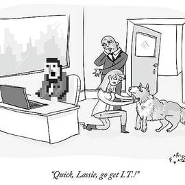 A Pixelated Man Sits Frozen In Front by Farley Katz