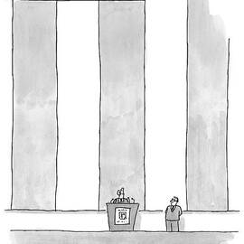 A Politician Behind A Podium Remarks Upon An by Jack Ziegler