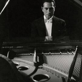 A Portrait Of George Gershwin At A Piano by Edward Steichen