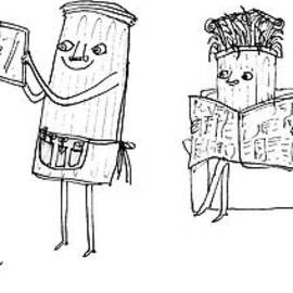 A Roman Column Gives Another Roman Column by Edward Steed