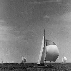 A Sailboat Called Columbia by Toni Frissell