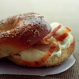 A Sesame Bagel by Romulo Yanes
