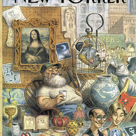 A Shopkeeper Sells Odd Items by Peter de Seve