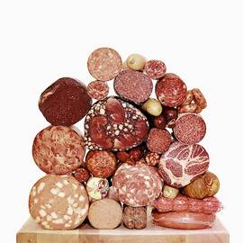 A Stack Of Sausages by Fernand Fonssagrives