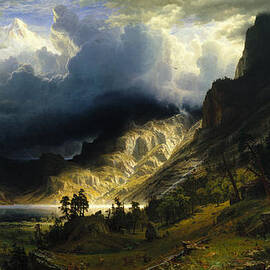A Storm in the Rocky Mountains Mt. Rosalie by Georgia Clare