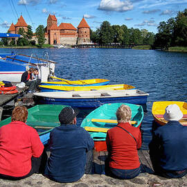 A Summer Day at Trakai Castle Lithuania by Mary Lee Dereske
